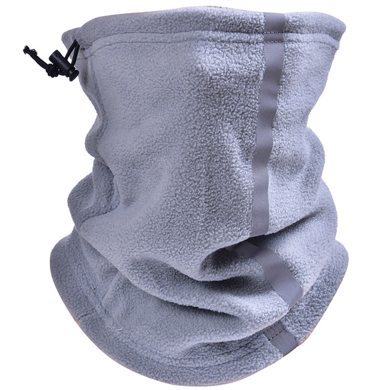 Winter Fleece Overalls Night Riding Mask Reflective Strip Neck Protector