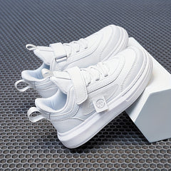 Boys Casual Low Top Sneakers Lightweight Breathable Anti Slip Walking Shoes