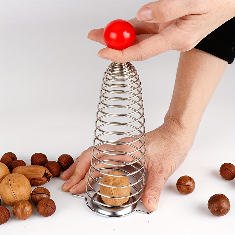 Stainless Steel Nutcracker for Nuts - Quick and Easy Nut Cracking Tool