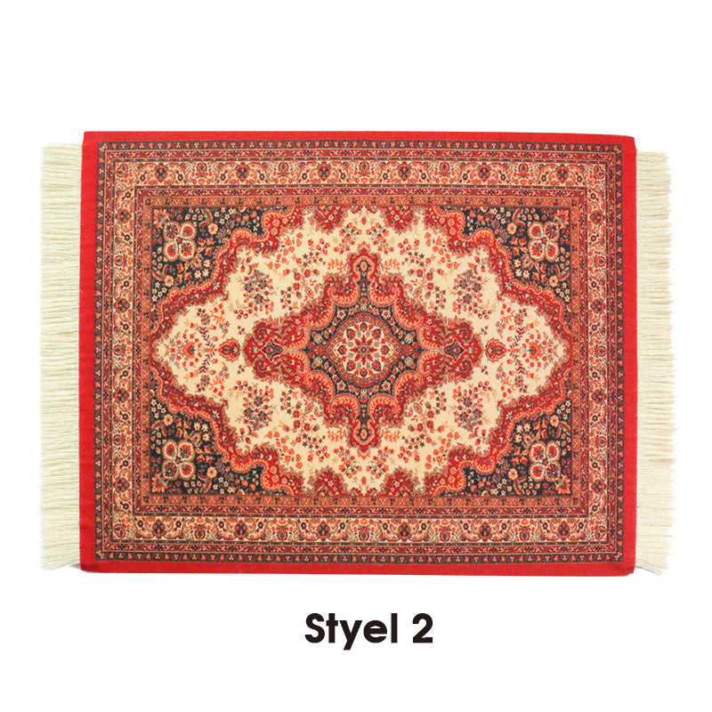 Oriental Style Rug Mouse Mat - Computer Carpet Mouse Pad
