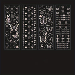 Galaxy Series 3D Hot Silver Scrapbook Stickers Set
