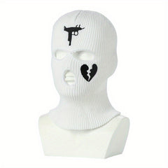 3 Holes Winter Balaclava Mask Full Face Knitted Hat Cap Hip Hop Beanie