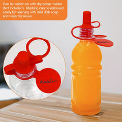 4Pcs Silicone Bottle Cap Spout Adapter Replacement