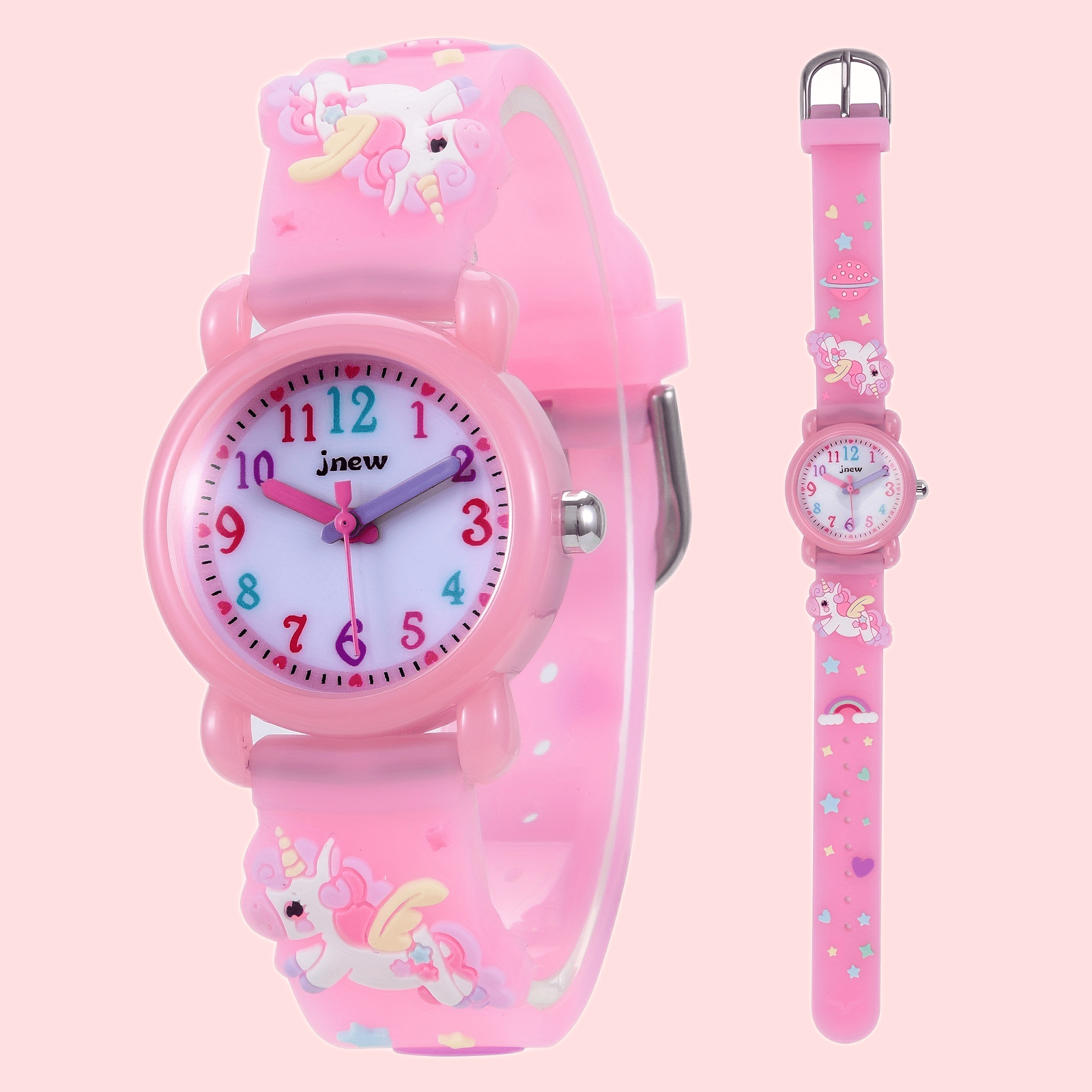 Cartoon Unicorn Silicone Watch for Girls