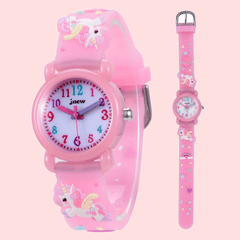 Cartoon Unicorn Silicone Watch for Girls