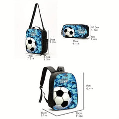Kids Backpack Shoulder Bag Pencil Case Set for Travel Camping