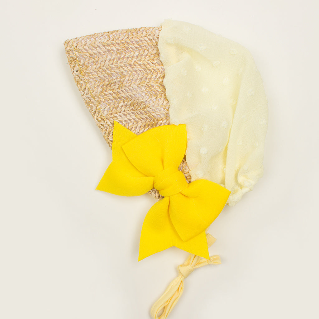 Adorable Dovetail Bow Baby Court Hat