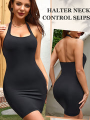 Shaping Halter Dress Tummy Control Backless Body Shaper Women's Underwear