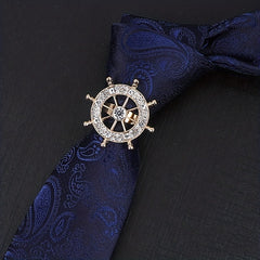 Men's Rhinestone Clip Tie Hoops Assorted