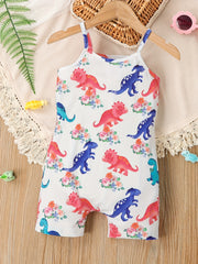 Toddler Girls Cami Romper Jumpsuit for Beach Vacation