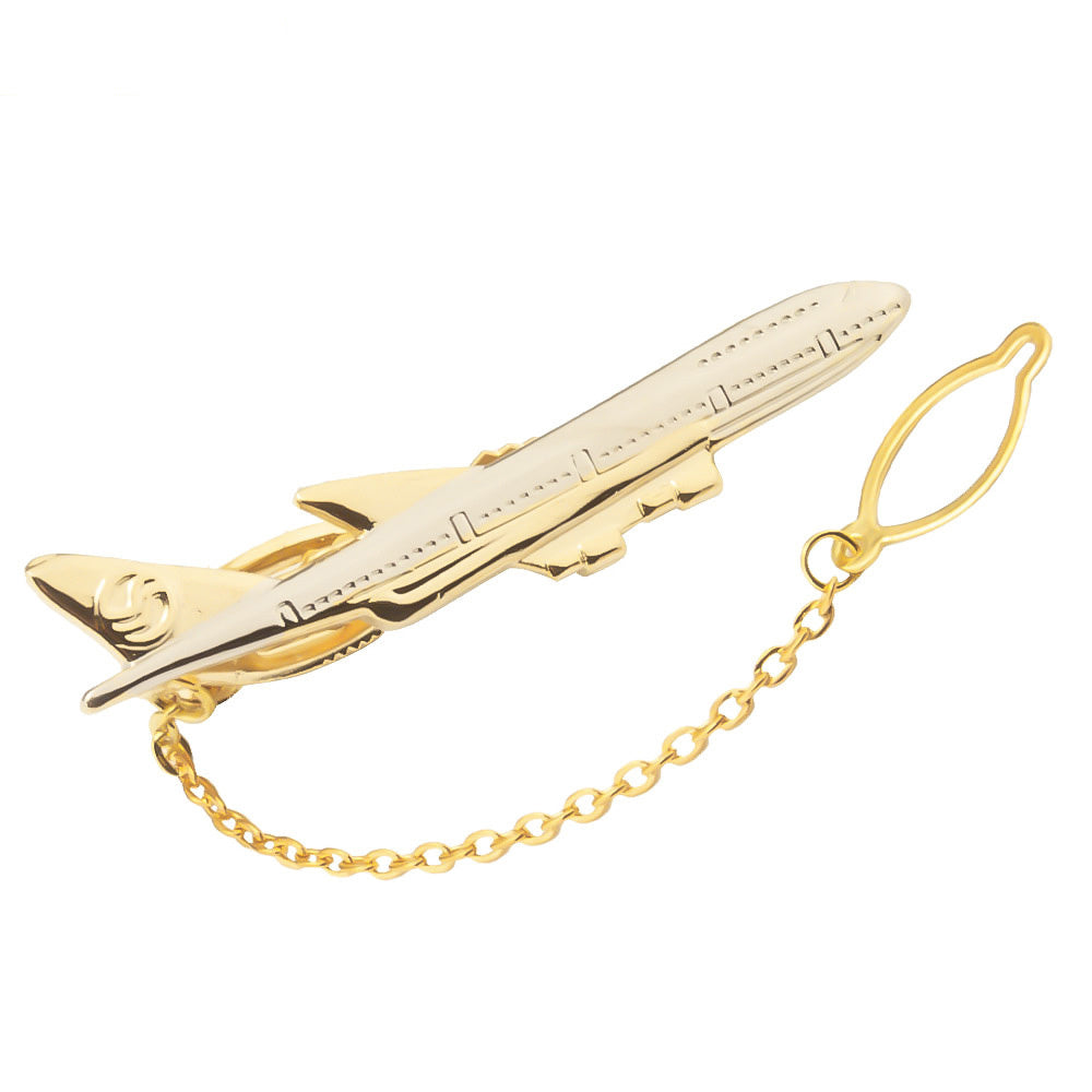 Metal Plated Men's Collar Tie Clip