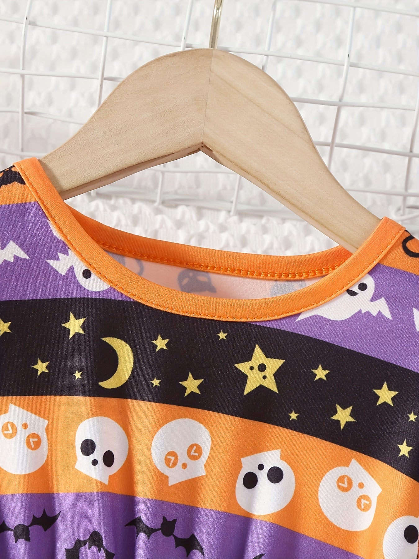 Halloween Girls Spooktacular Long Sleeve Dress