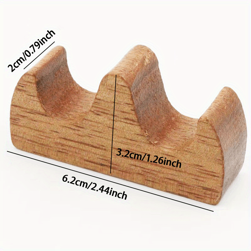 Wooden Paintbrush Holder Pen Organizer Log Pen Shelf Brush Organizer