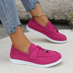 Metal Decor Lightweight Slip On Skate Shoes