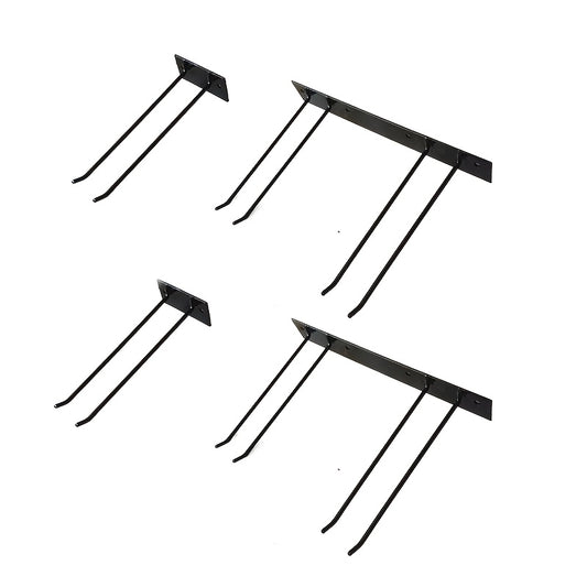 4pcs Metal Wall Hook Rack Storage Garage Garden Tool Heavy Duty Hanging Hold