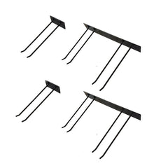 4pcs Metal Wall Hook Rack Storage Garage Garden Tool Heavy Duty Hanging Hold