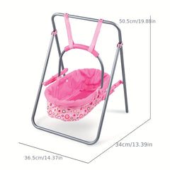 Doll Swing Cradle Toy - Christmas/Halloween Gift - Random Pattern
