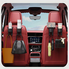 Car Seat Back Cup Holder & Hook Organizer