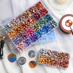 Sealing Wax Beads Set for Wax Seal Stamp 24 Colors