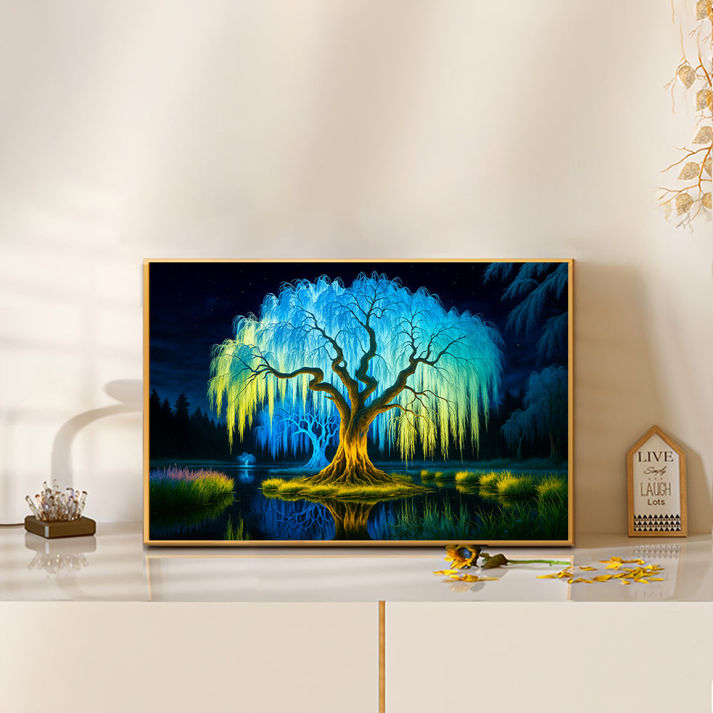 Enchanting Tree Diamond Painting Kit - Fantasy Art & Crafts for Adults