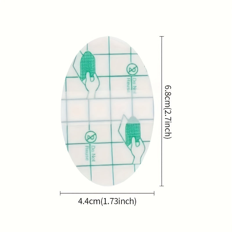 100PCS Waterproof Transparent Heel Stickers Anti Wear & Anti Friction
