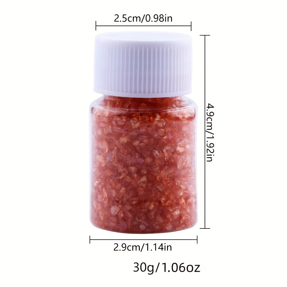 30g Transparent Irregular Glitter Gravel Gem Stones for Crafts