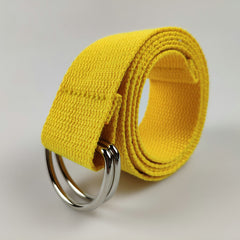 Double D Buckle Canvas Belt