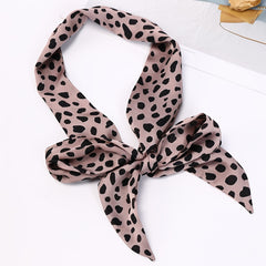 Leopard Neck Scarf Classic Print Vintage Head Scarf
