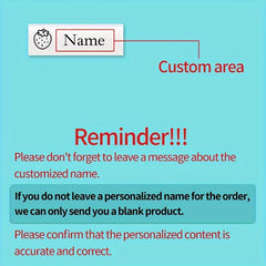 Custom Waterproof Name Ring Soft Material Wear-resistant, Clear, Eye-catch