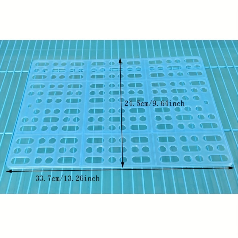 Small Pet Grid Mat Plastic Rabbit Foot Pad Small Animal Footboard