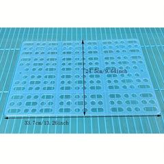 Small Pet Grid Mat Plastic Rabbit Foot Pad Small Animal Footboard