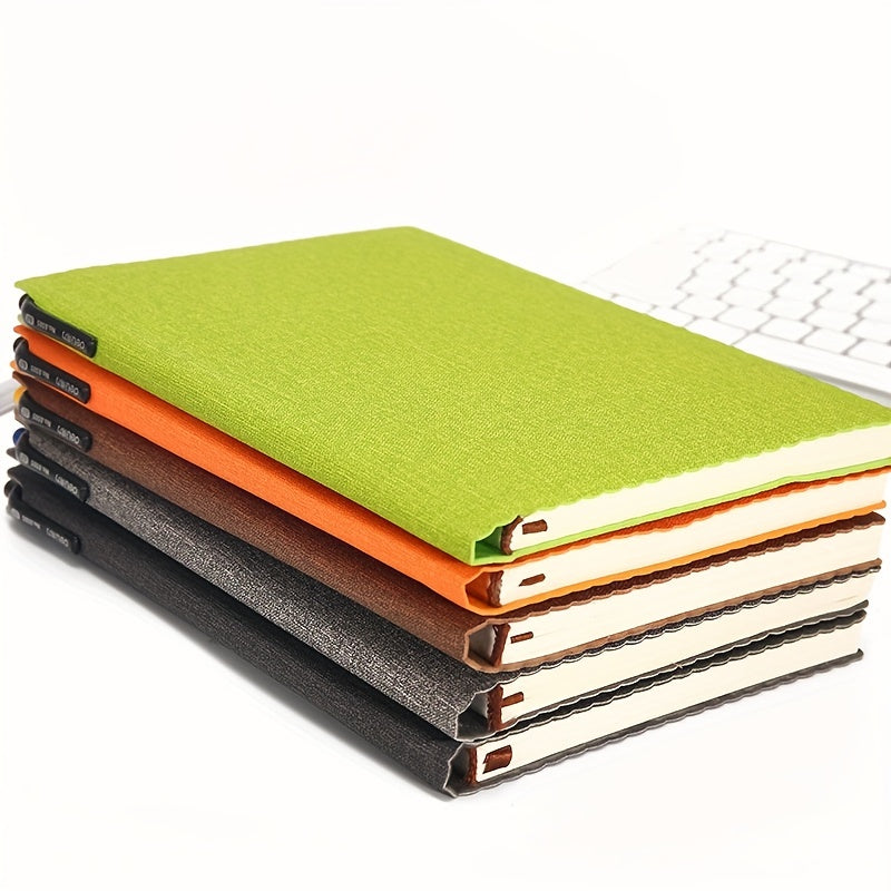 A5 Pocket Faux Leather PU Notepad for Students