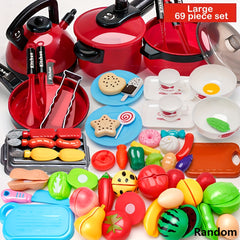 Role Playing Cooking Toys Kitchen Toy Set for Kids, Ages 3+