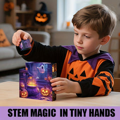 Magical Puzzle Toy 25pcs Halloween Patterns DIY Educational Toy for Kids