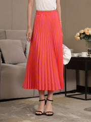 High Waisted Pleated Skirt for Women