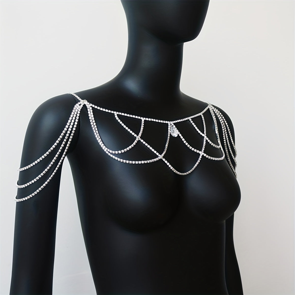 Crystal Pendant Shoulder Chain Jewelry