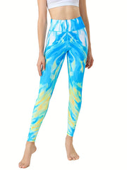High Waist Yoga Pants Slim Fit Quick Drying Butt Lifting Yoga Leggings