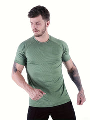 Men's High Stretch Sports Tee Shirt for Summer