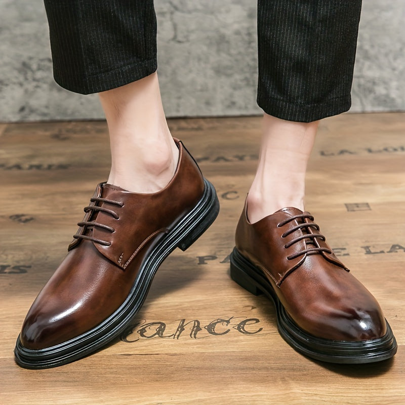Men's Lace Up Dress Shoes Non Slip Formal Shoes for Wedding Party