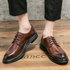 Men's Lace Up Dress Shoes Non Slip Formal Shoes for Wedding Party