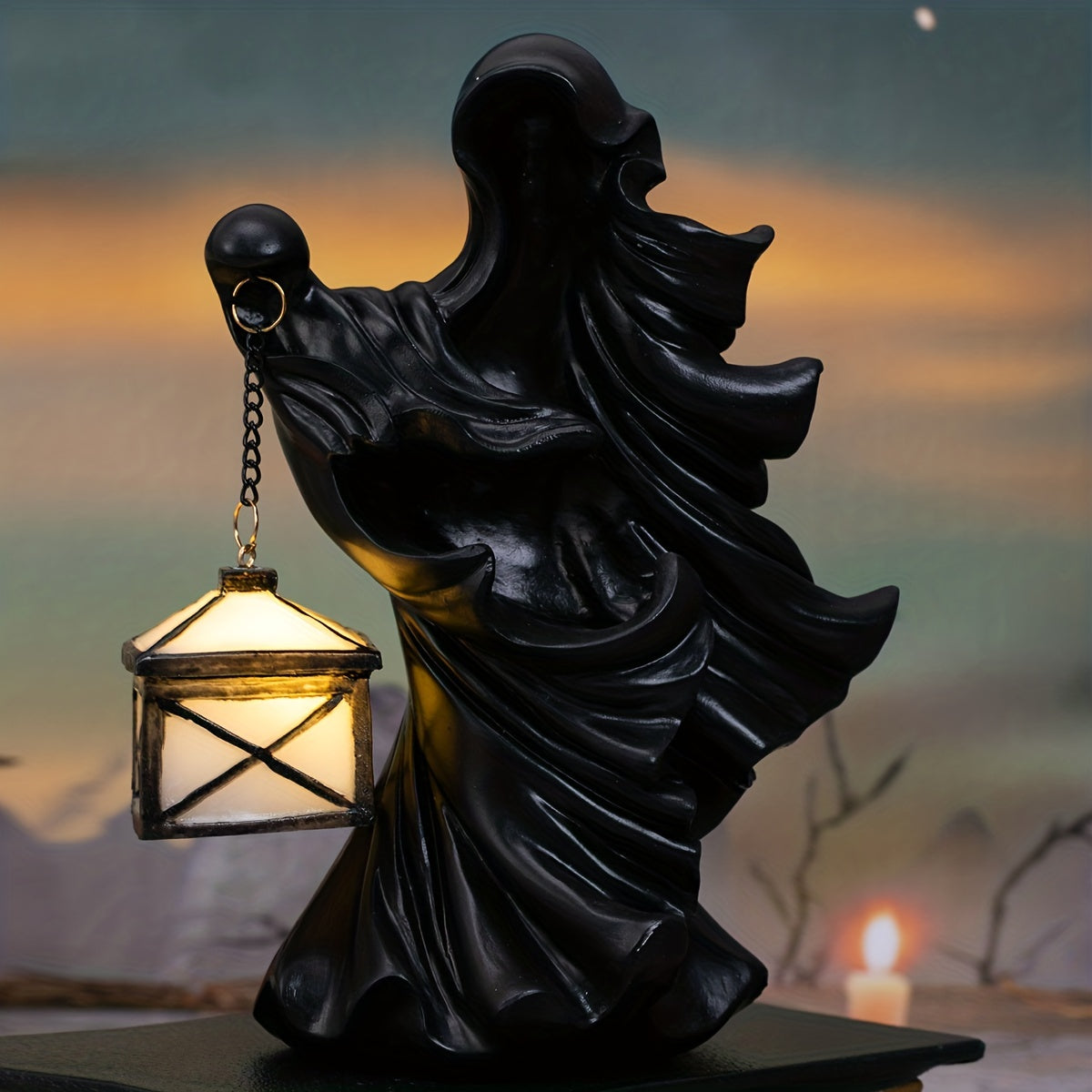 Ghost Lantern Halloween Decorative Lantern Witch Lantern Messenger Of Hell