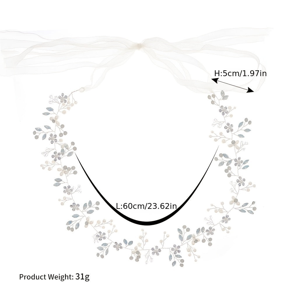 Bridal Belt Wedding Dress Decoration Faux Pearl Waist