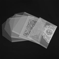 10pcs Magnetic Sheets/Plastic Bags for Scrapbooking Stamp Die Storage