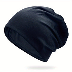 Soft Elastic Skull Cap Thin Breathable Slouchy Baggy Hats Unisex