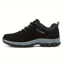 Men's Plus Size Lace-Up Hiking Shoes Anti-Skid for Winter & Autumn