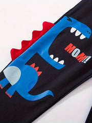 Boys Dino Sweatpants Active Sports Pants