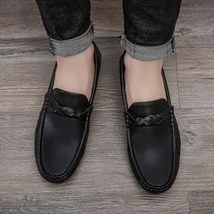Men's Non-Slip Twist Decor Loafers