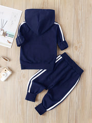 Spring Baby Casual Tracksuit Boy Girl Jacket Pants 2Pcs Set