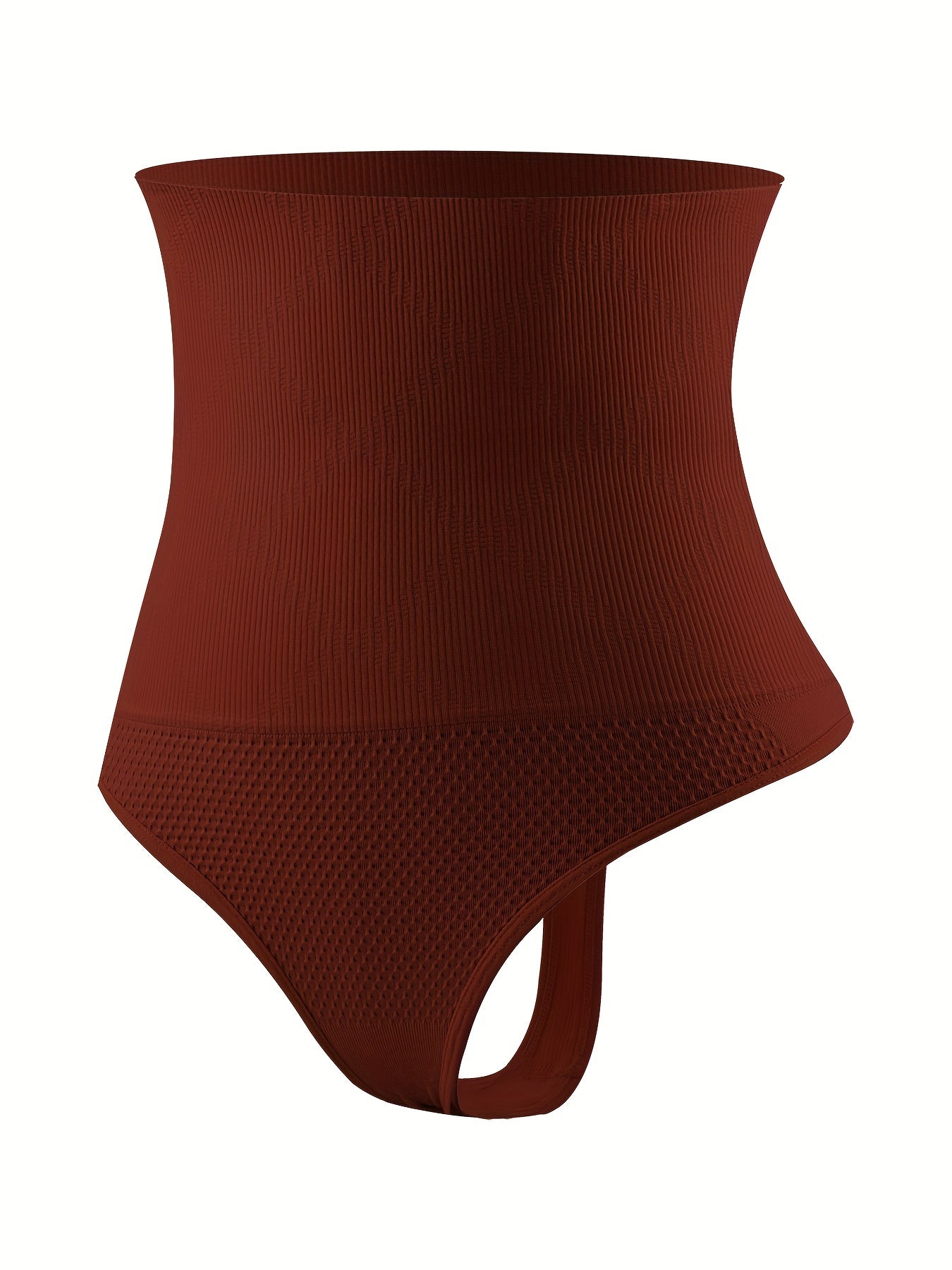 3pcs Seamless Shaping Thongs High Waist Tummy Control Panties