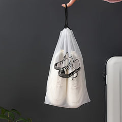 5pcs Portable Shoe Drawstring Storage Bag Dust Proof Shoe Packing Bag
